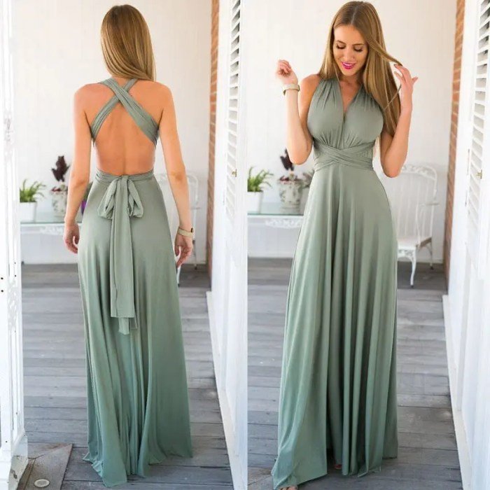 Cocktail boho backless zapisano evening