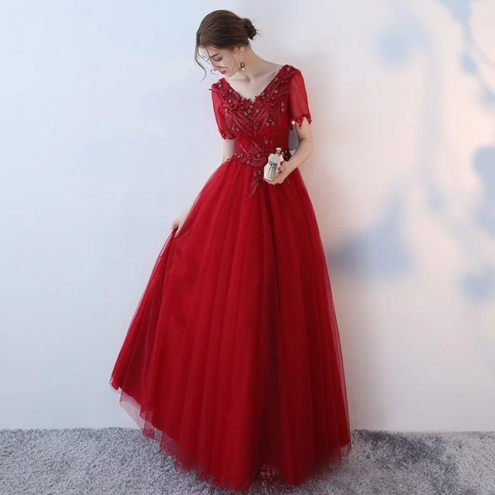 Red prom dresses for cheap