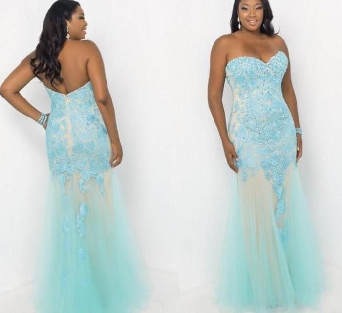 Plus size pageant dresses