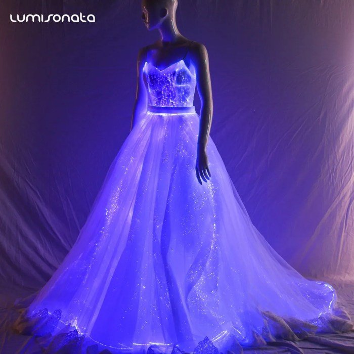 Light up prom dresses