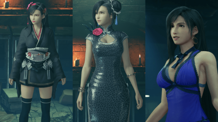 Final fantasy 7 remake all dresses