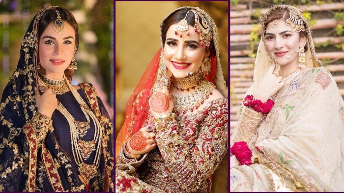 Pakistani actress bridal dresses