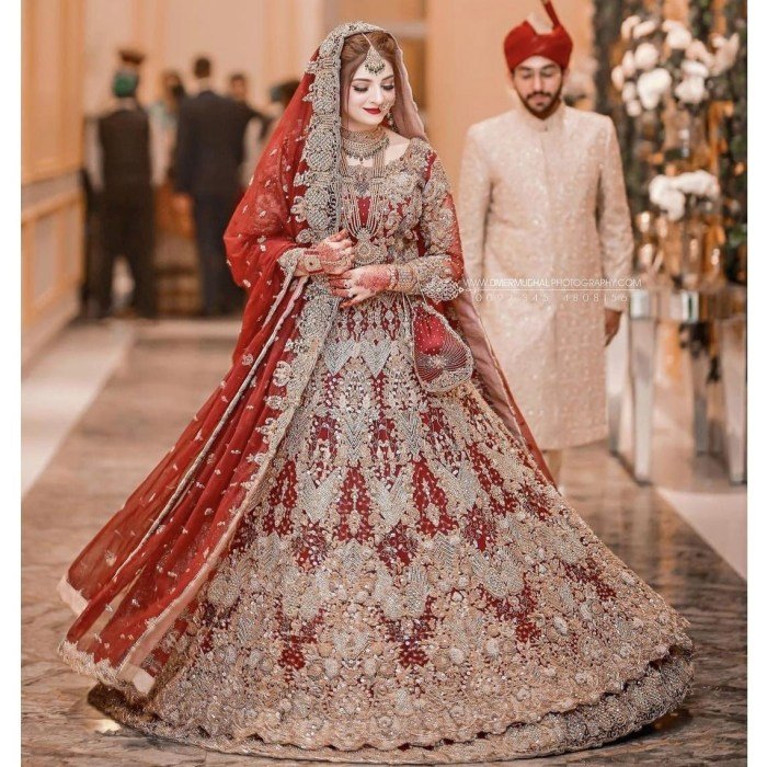 Wedding dresses pakistani red