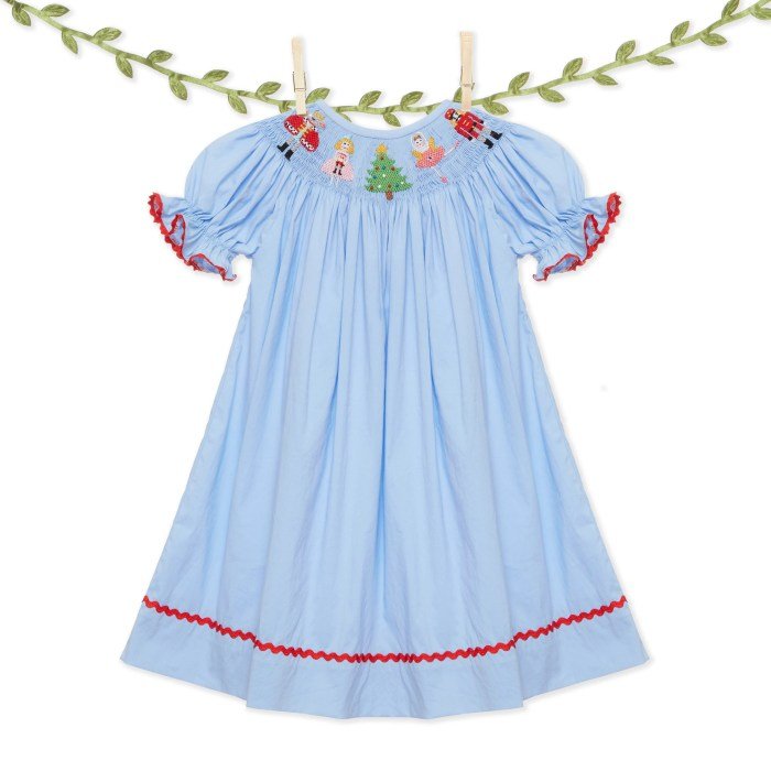 Nutcracker smocked dresses