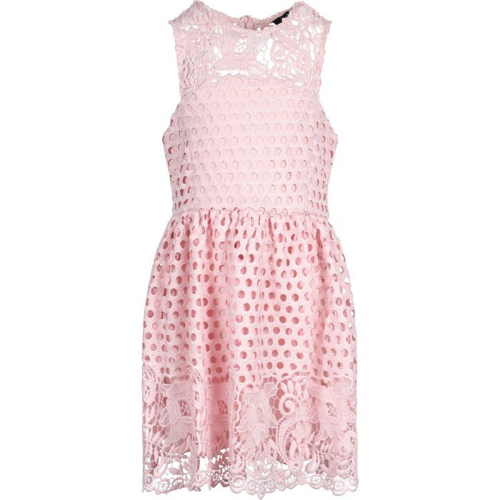 Pink eyelet dresses