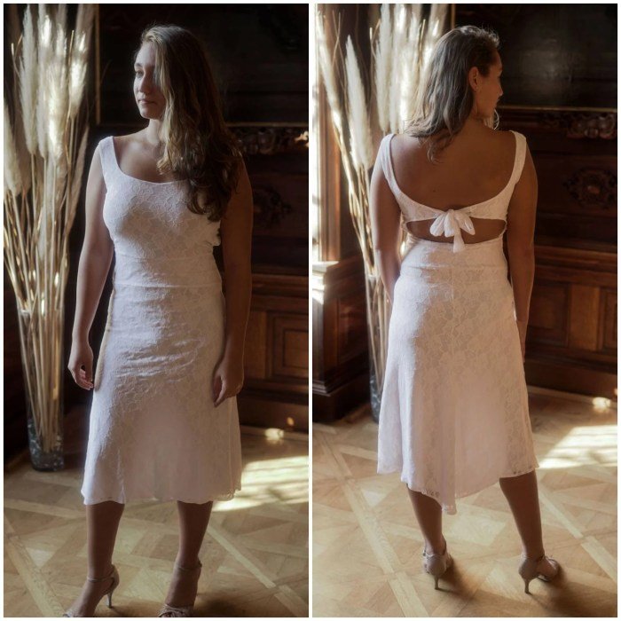 White tango dresses